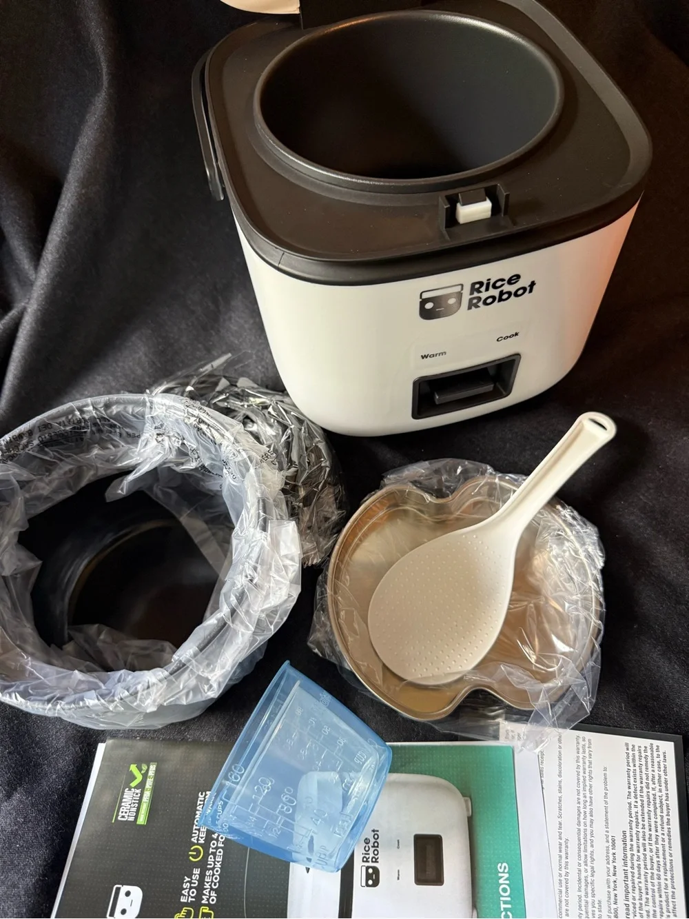 Rice Robot All-In-One Rice Cooker White